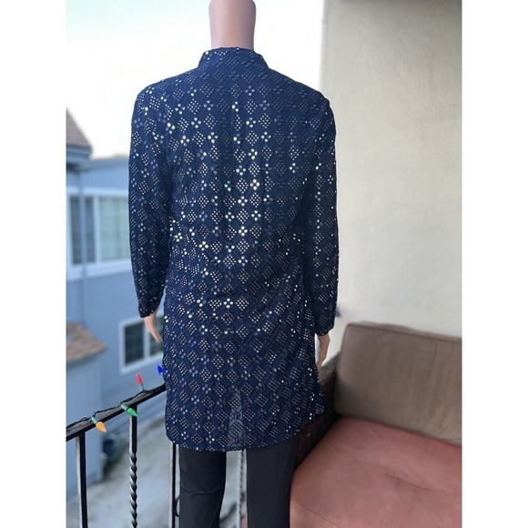 Cute Off brand Women's Blue Sparky Tunic Size: 14 - Picture 3 of 4